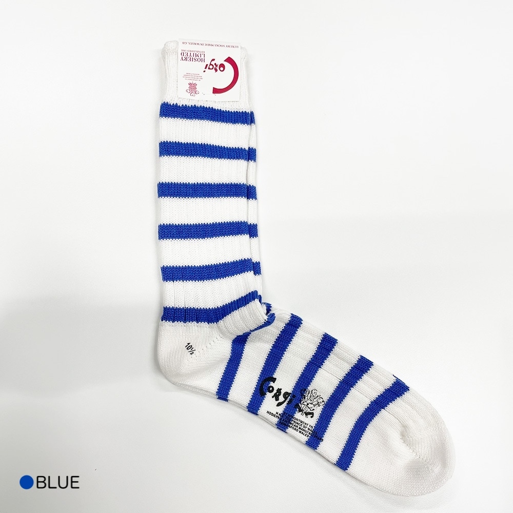corgi 靴下3点 MENS】SOFT COTTON 3×1 RIB SOCKS ARCTIC – SOCKSTORE™