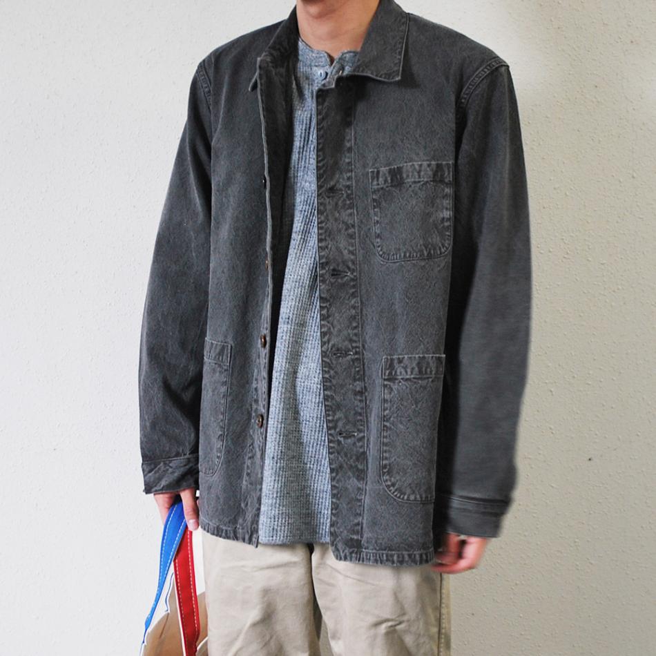 カバーオール ソーバス キャンバス ジャケット ユニセックス 倉敷帆布 天然染め 10oz CANVAS COVERALL SEUVAS