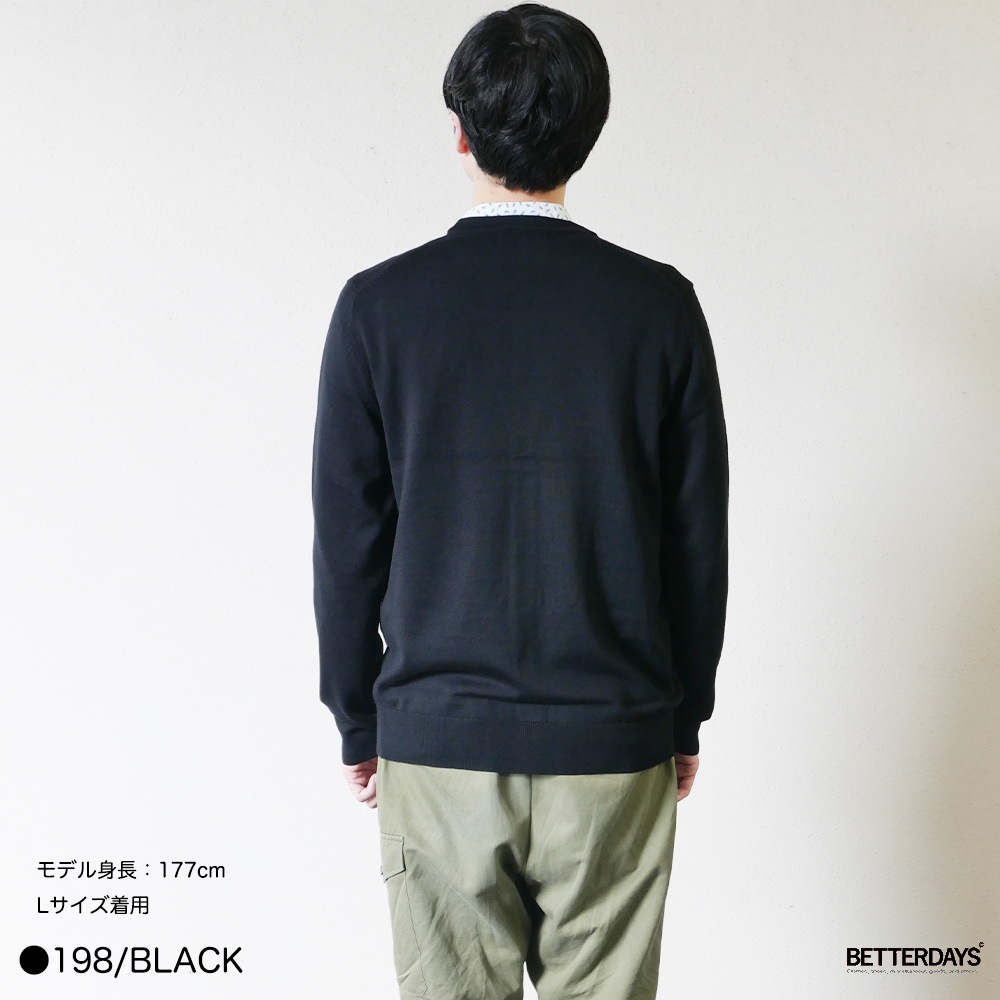 カーディガン  フレッドペリー ニット Vネック  K9551 CLASSIC CARDIGAN  FRED PERRY