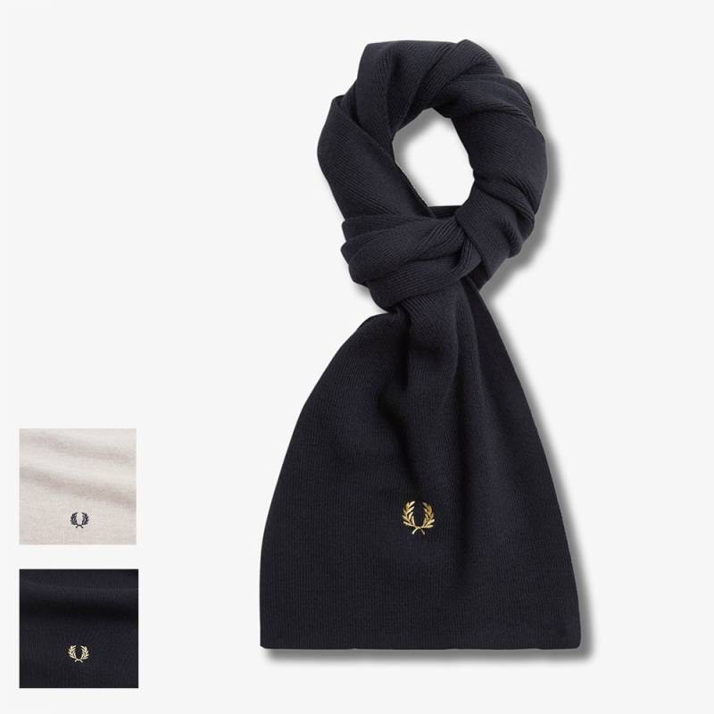 マフラー  フレッドペリー ウール  C8140 CLASSIC MERINO WOOL SCARF FRED PERRY