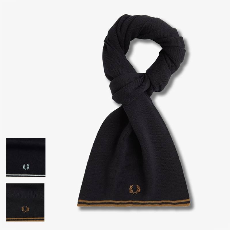 マフラー ユニセックス フレッドペリー ウール C9152 TWIN TIPPED MERINO WOOL SCARF【国内正規品】 FRED PERRY