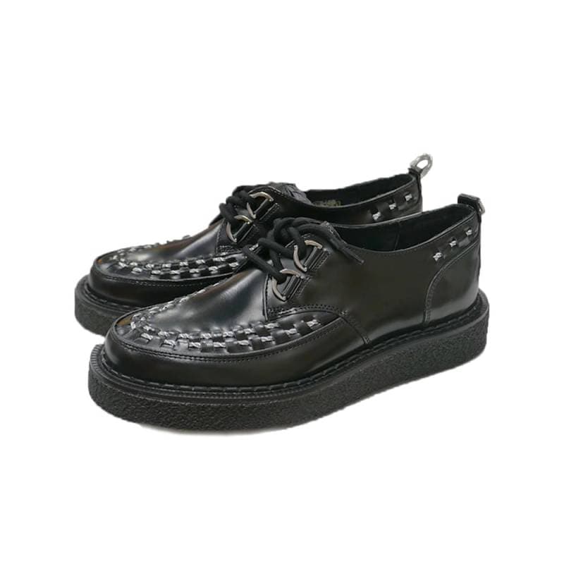 ジョージコックス マスターマインド ハットン クリーパー ドレスシューズ HATTON BLACK STEEL INTERLANC GEORGE COX MADE IN ENGLAND