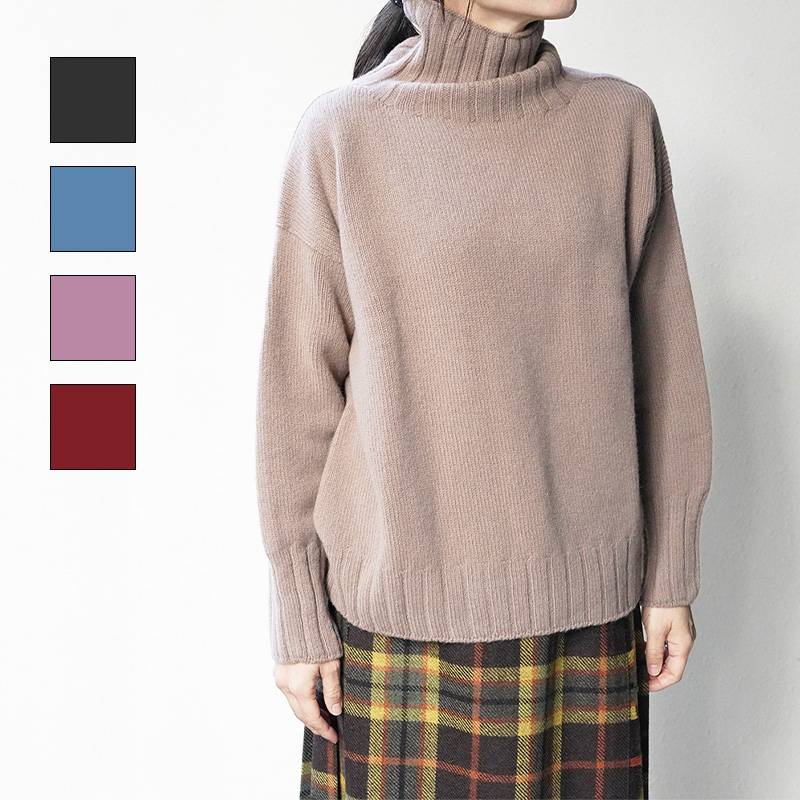 タートルネック ニット レディース 長袖 アイランドタイド【国内正規品】 ISLAND TIDES