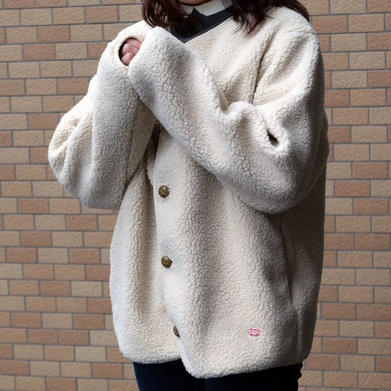 ボアカーディガン ヴァンソンエミレイユ バンソンエミレイユ  カーディガン VINCENT ET MIREILLE BOA CARDIGAN(vm242bl25030)