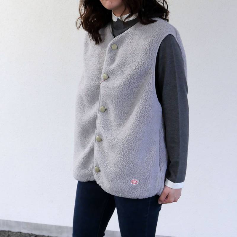 ボアベスト ヴァンソンエミレイユ バンソンエミレイユ  ベスト VINCENT ET MIREILLE BOA VEST(vm242bl25040)