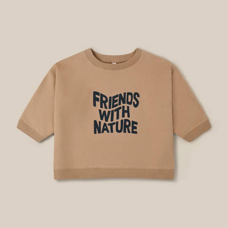スウェット トレーナー キッズ ベビー オーガニックズー Organic Zoo Friends With Nature Sweatshirt 15FWNBSOZ