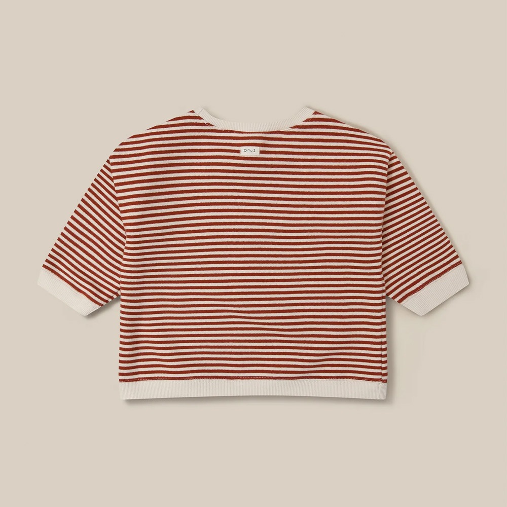 スウェット トレーナー キッズ ベビー オーガニックズー ストライプ