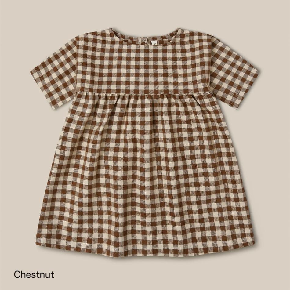 ワンピース キッズ ベビー オーガニックズー ギンガムチェック