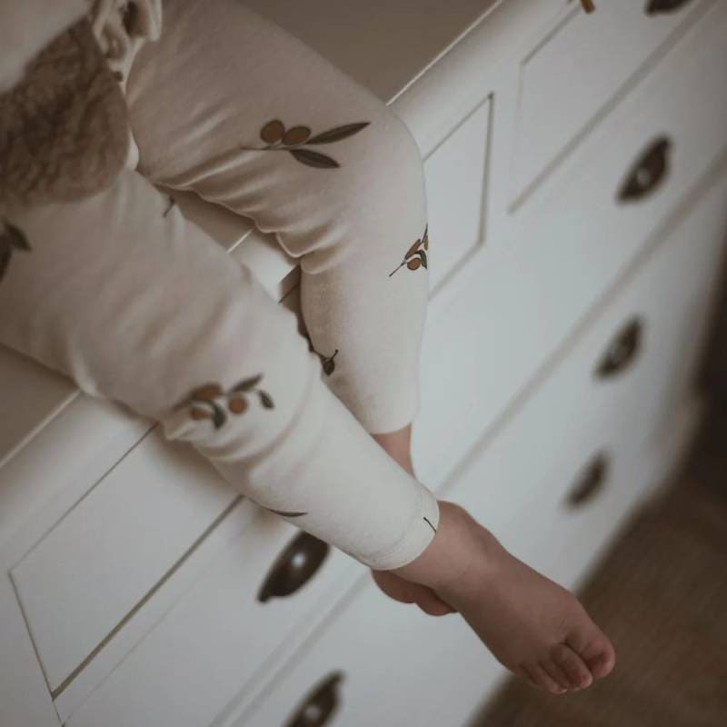 レギンス キッズ ベビー オーガニックズー Organic Zoo Olive Garden / Terrazzo Leggings LLO LLT