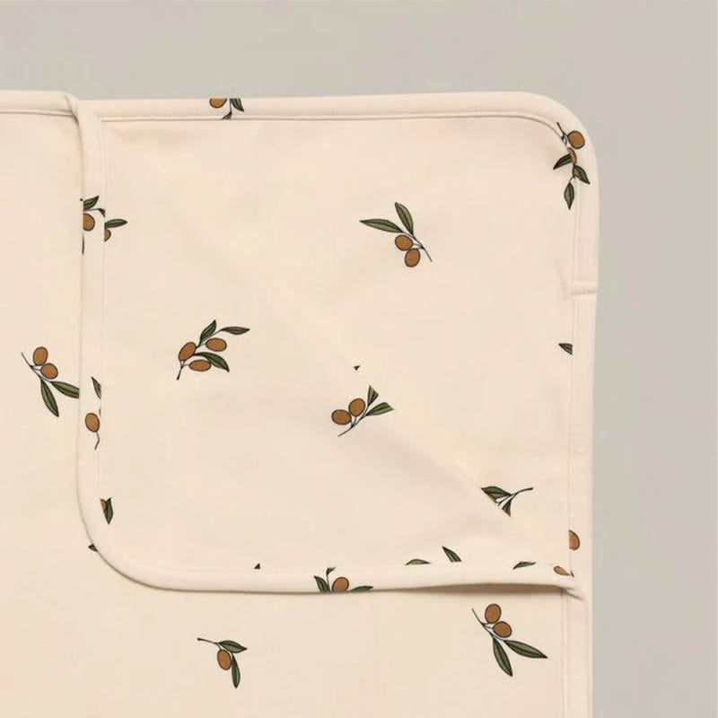 ブランケット キッズ ベビー オーガニックズー Organic Zoo Olive Garden Reversible Blanket BLOOZ