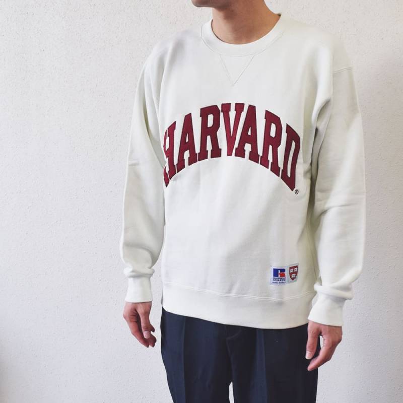 スウェット トレーナー 長袖 カレッジロゴ ハーバード  ラッセルアスレティック RUSSELL ATHLETIC rc24708hd
