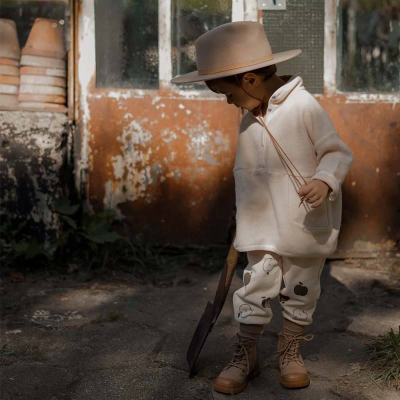 パンツ ズボン ベビー オーガニックズー Organic Zoo Cinnamon Apple / Basil Apple Orchard Sweatpants 11CAOP 11BAOP