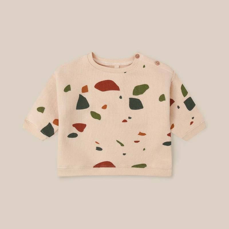 スウェット トレーナー キッズ ベビー オーガニックズー Organic Zoo Terrazzo Sweatshirt【国内正規品】 TBSOZ