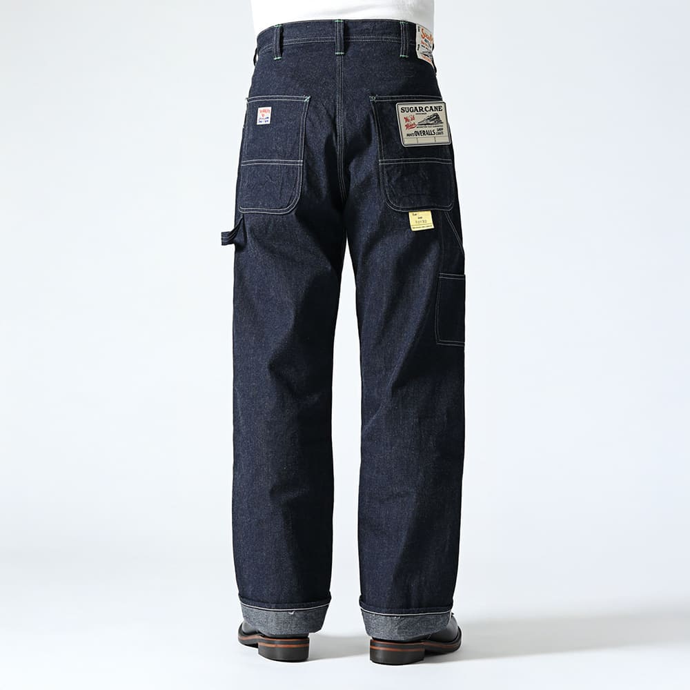 ブルーデニムワークパンツ シュガーケーン SUGAR CANE Lot No. SC42495 11oz. BLUE DENIM WORK PANTS  ペインター