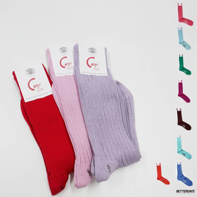 ソックス メンズ 靴下 コーギ マーセライズコットン【国内正規品】Corgi MERCERIZED COTTON SOCKS MENS 25-28cm