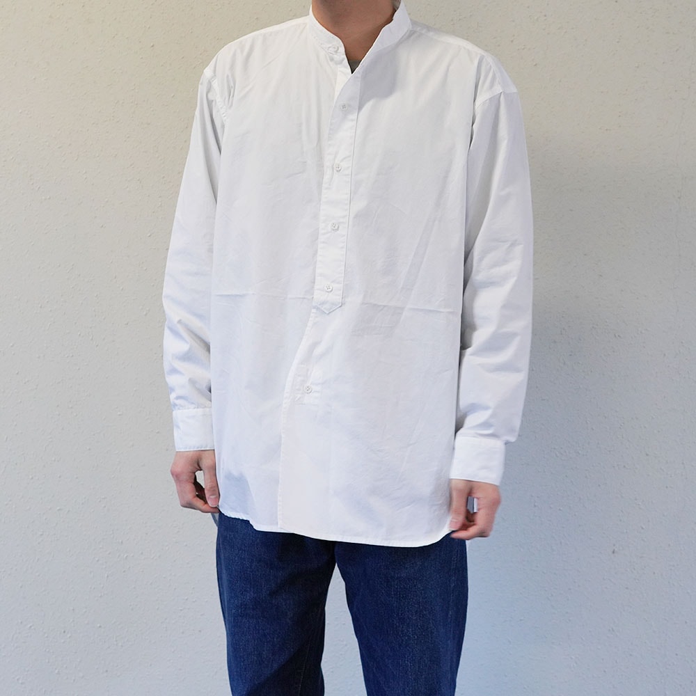 バンドカラー シャツ ユニセックス ロイヤルネイビー ノーカラー BANDCOLLAR SHIRTS ROYAL NAVY 【国内正規品】RN99SWBS88