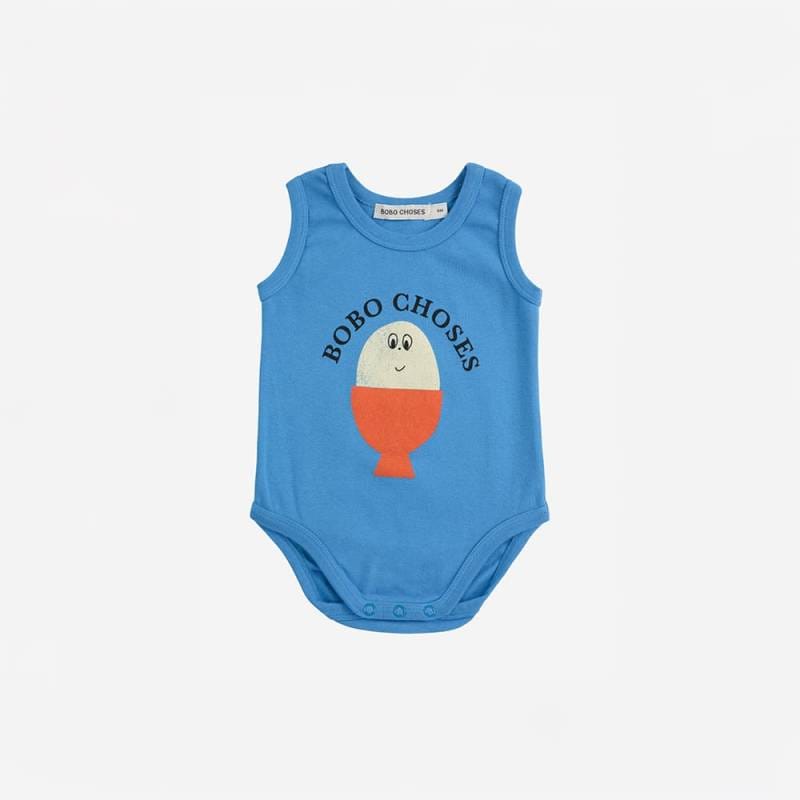 ロンパース ベビー ボボ・ショーズ ノースリーブ MORNING EGG TANK BODY【国内正規品】 Bobo Choses B125AB001
