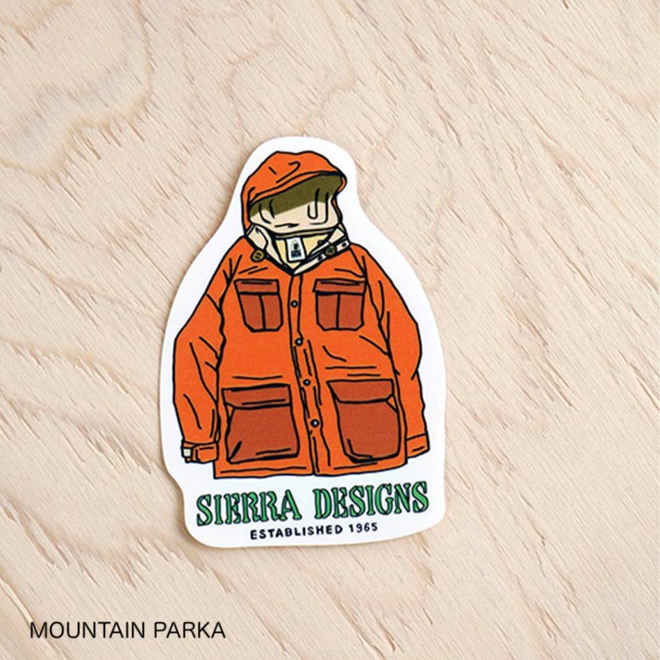 ステッカー シール シエラデザインズ ウシオダヒロアキ POP STICKER SIERRA DESIGNS 【国内正規品】