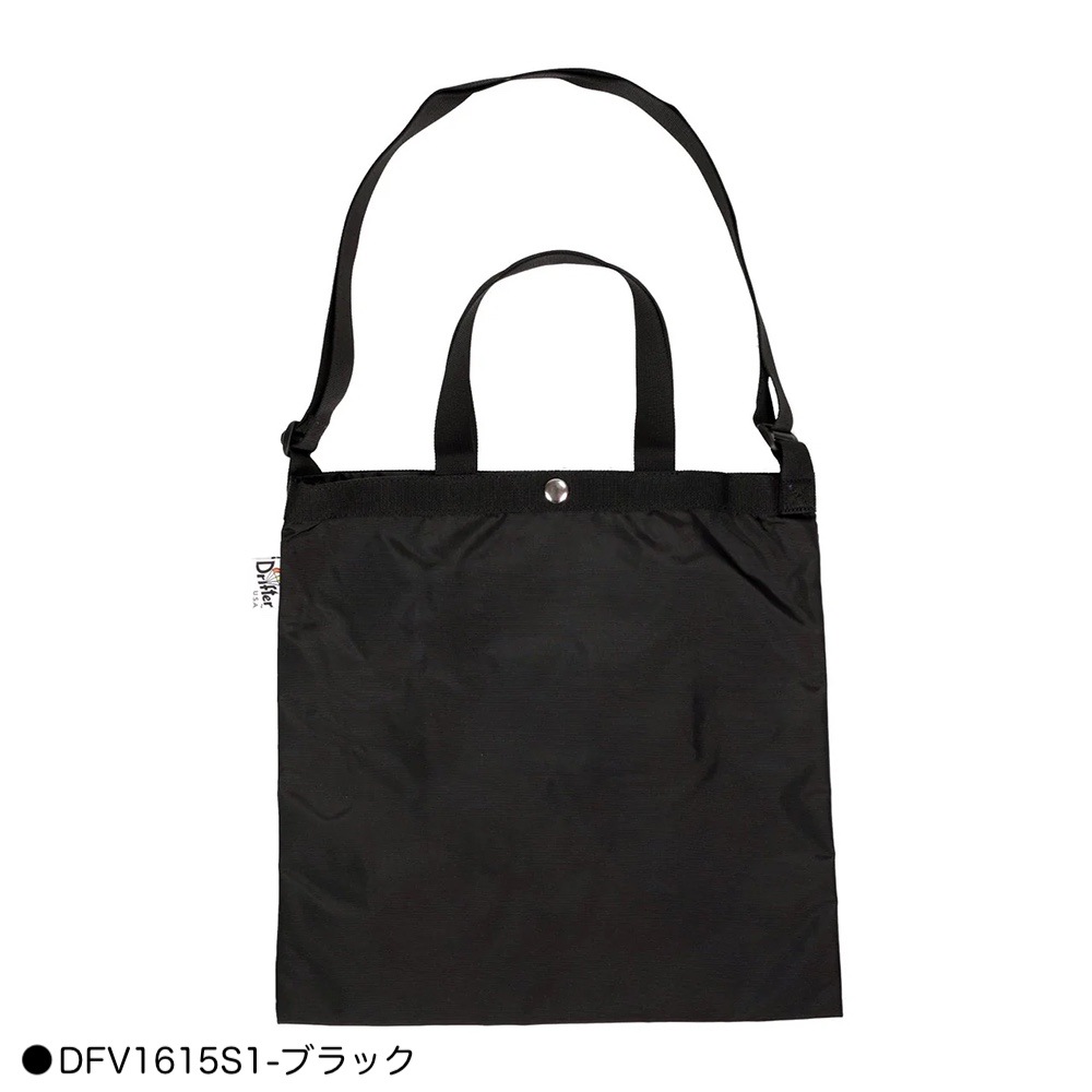 トートバッグ ドリフター メンズ レディース エレメンタリートートバッグ Drifter ELEMENTARY TOTE BLACK