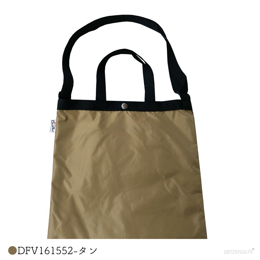 トートバッグ ドリフター メンズ レディース エレメンタリートートバッグ Drifter ELEMENTARY TOTE BLACK
