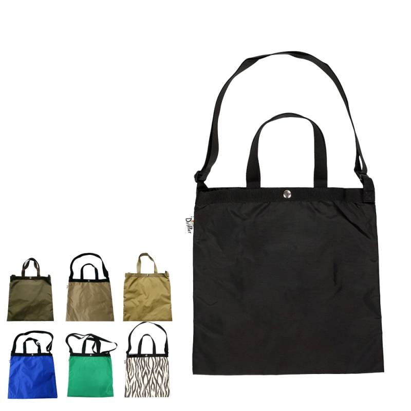 トートバッグ ドリフター メンズ レディース エレメンタリートートバッグ Drifter ELEMENTARY TOTE BLACK