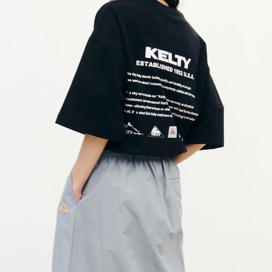 Tシャツ ケルティ ユニセックス バックヒストリーロゴS/STシャツ KELTY  Back history logo S/S T-shirt【国内正規品】 KE25113018