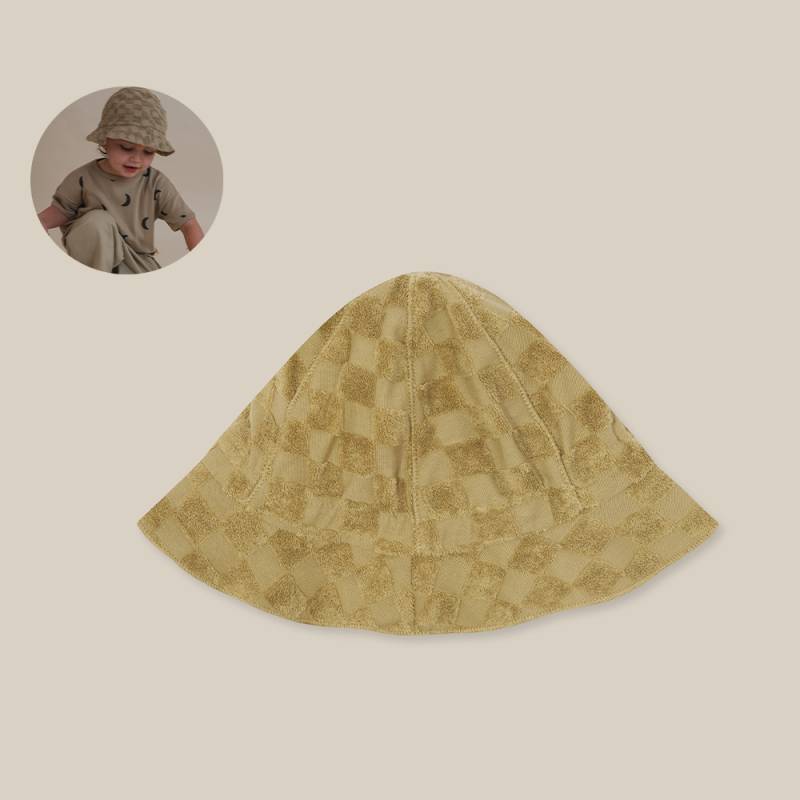 サンハット ベビー オーガニックズー Organic Zoo Dusky Checkerboard Terry Sun Hat 【国内正規品】16shdcoz