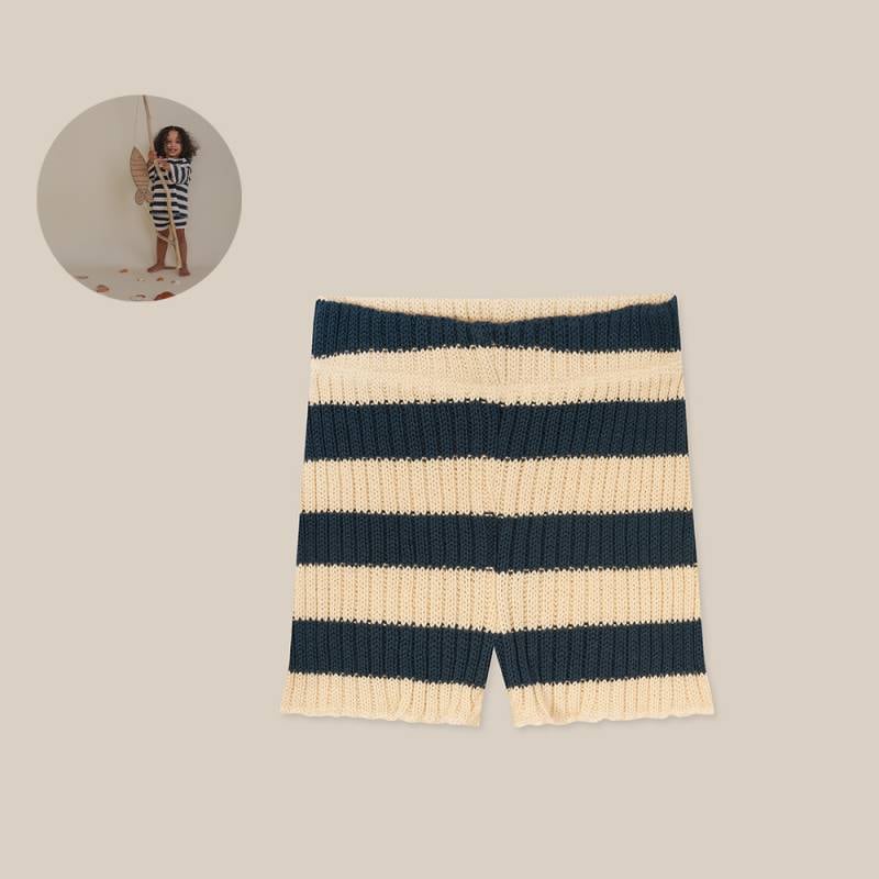 ショーツ ズボン  キッズ  ベビー オーガニックズー  Organic Zoo Sailor Stripes Knitted Shorts 【国内正規品】16ssks
