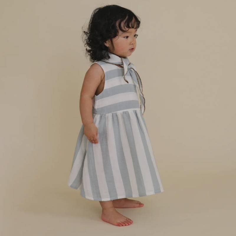 ワンピース ベビー オーガニックズー  Organic Zoo Sardine Stripes Sleeveless Dress【国内正規品】 16sasdoz