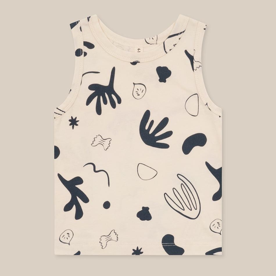タンクトップ キッズ  ベビー オーガニックズー  Organic Zoo Capri Undyed Cotton Vest【国内正規品】 16cvoz
