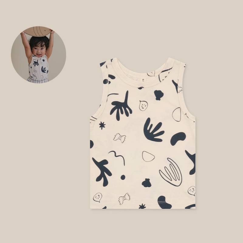 タンクトップ キッズ ベビー オーガニックズー Organic Zoo Capri Undyed Cotton Vest【国内正規品】 16cvoz