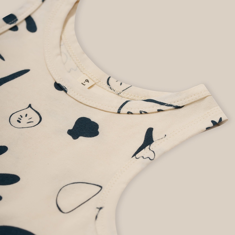タンクトップ キッズ ベビー オーガニックズー Organic Zoo Capri Undyed Cotton Vest【国内正規品】 16cvoz