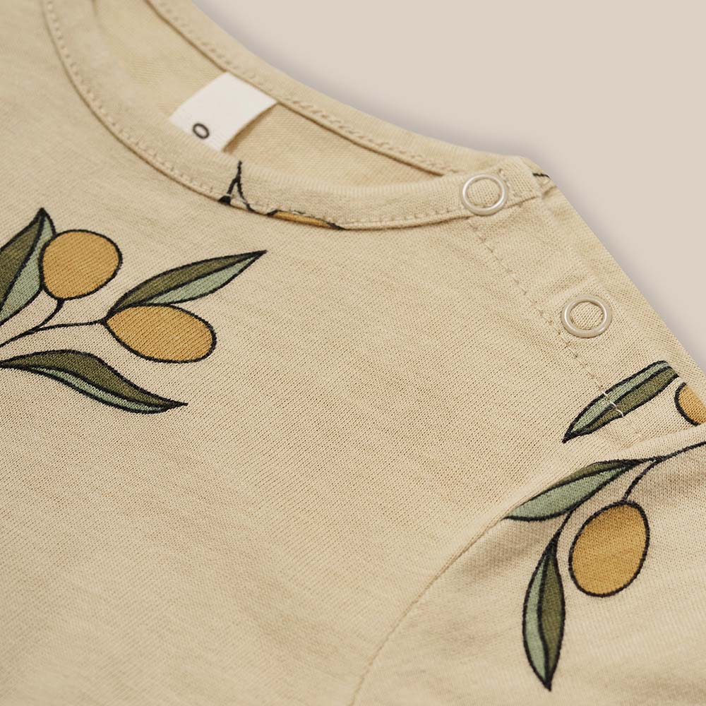 Tシャツ キッズ ベビー オーガニックズー Organic Zoo Olive Garden Classic T-Shirt【国内正規品】 16stogoz