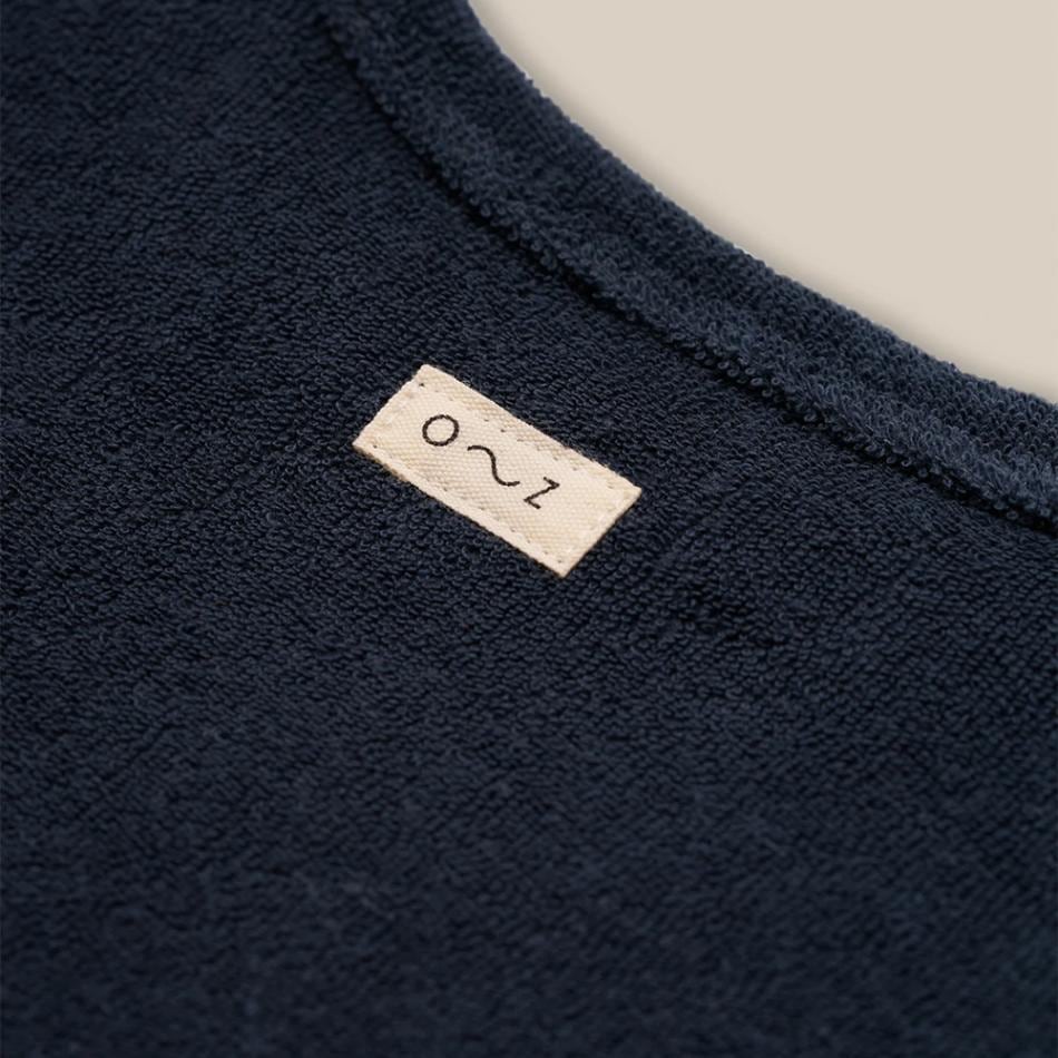 Tシャツ キッズ ベビー オーガニックズー Organic Zoo Navy Terry Boxy T-Shirt【国内正規品】 16sotnoz