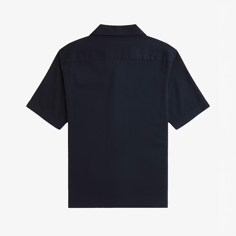 フレッドペリー オープンカラーシャツ メンズ 半袖 FRED PERRY Pique Texture Revere Collar Shirt 【国内正規品】M7774