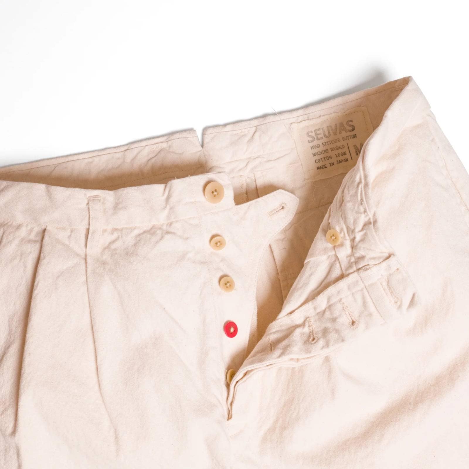 パンツ ソーバス メンズ 10オンス キャンバス 2タック トラウザー 10oz CANVAS 2 TUCK TROUSERS SEUVAS