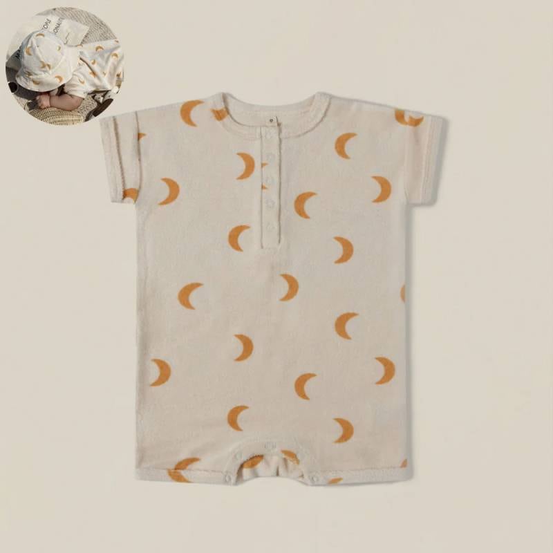 ロンパース キッズ ベビー オーガニックズー Organic Zoo Honey Midnight Terry Beach Romper【国内正規品】12brwoz