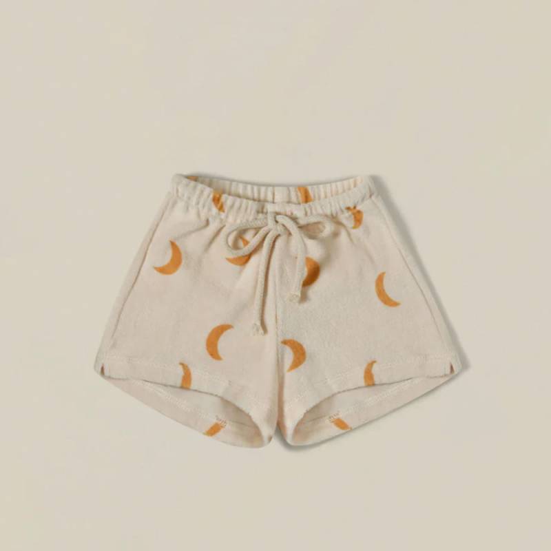 ショーツ ズボン  キッズ  ベビー オーガニックズー  Organic Zoo Honey Midnight Terry Rope Shorts 【国内正規品】12rswoz