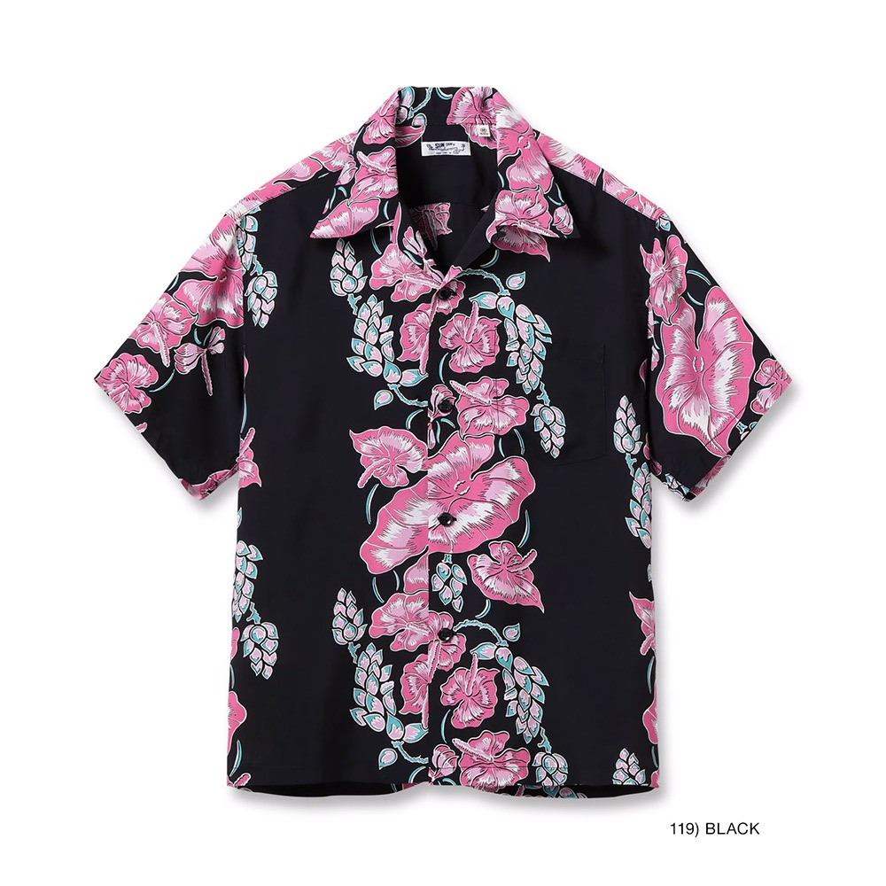 アロハシャツ メンズ サンサーフ SUN SURF Lot No. SS39425 / RAYON HAWAIIAN SHIRT “ISLAND FLOWER CHAIN”