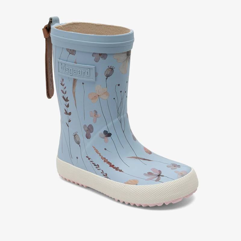 レインブーツ ベーシックラバー ビスゴ 長靴   レインシューズ デンマーク 花柄 総柄 bisgaard fashion lavender blossom【国内正規品】