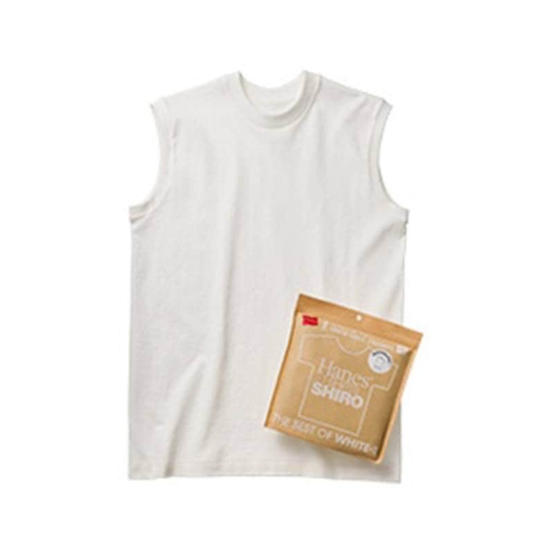 SHIRO タンクトップ スリーブレスTシャツ メンズ ヘインズ T-SHIRTS SHIRO HM3-B201【国内正規品】 Hanes