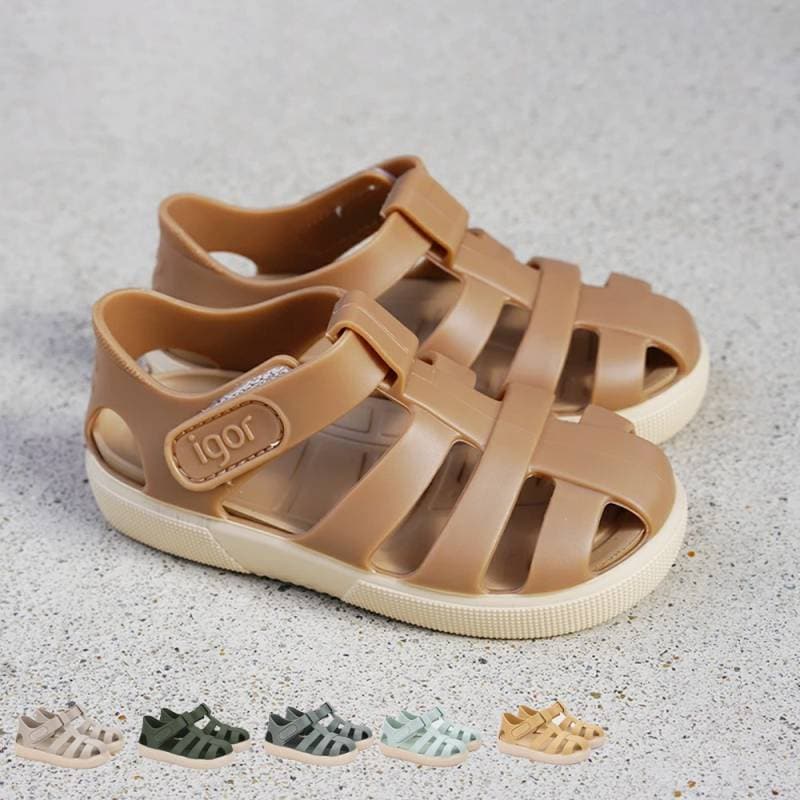 【26SS 予約 4月頃入荷】【一部即日発送】イゴール サンダル キッズ ベイ igor BAY ベルクロ 水陸両用 11cm-20cm 【国内正規品】S10340