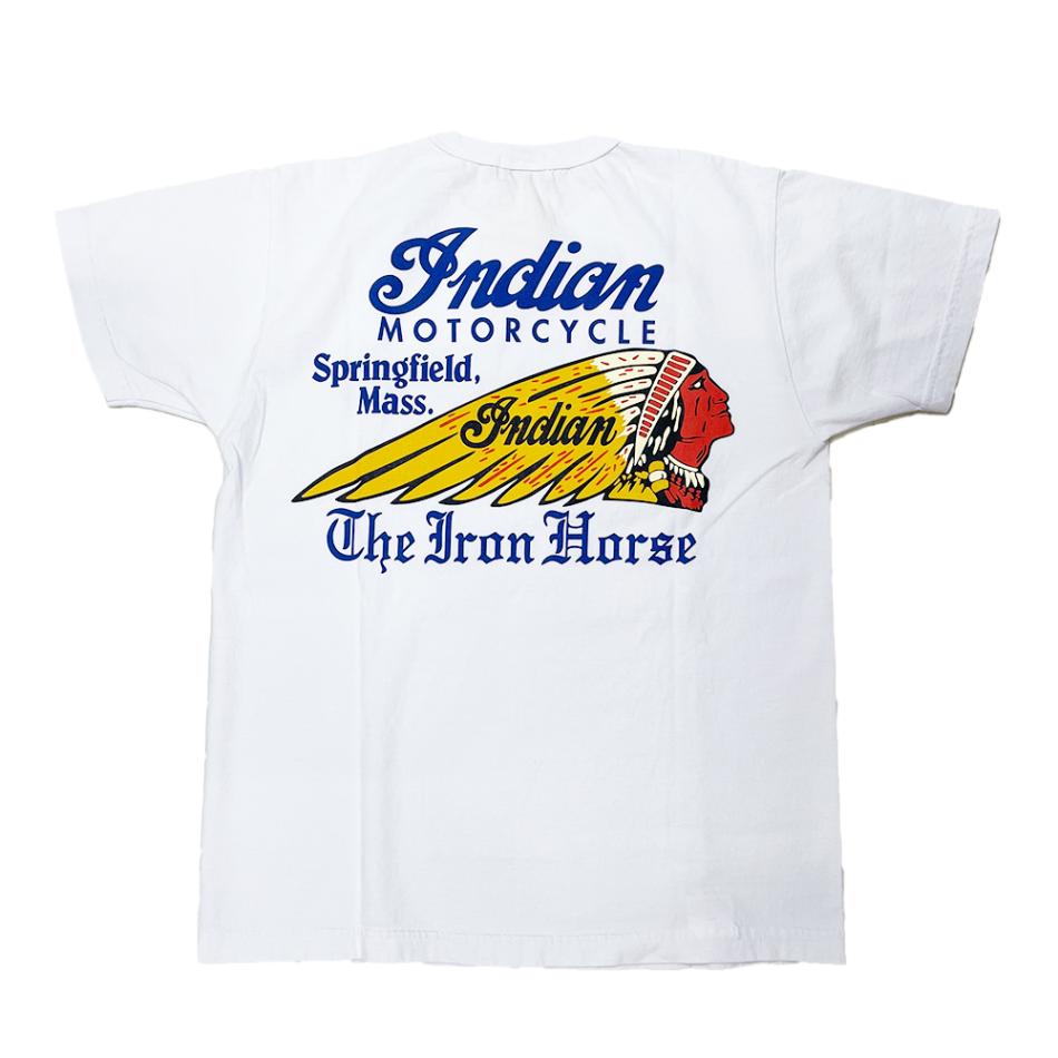 Tシャツ 半袖 ユニセックス インディアンモーターサイクル INDIAN MOTORCYCLE  THE IRON HORSE【国内正規品】IM79553