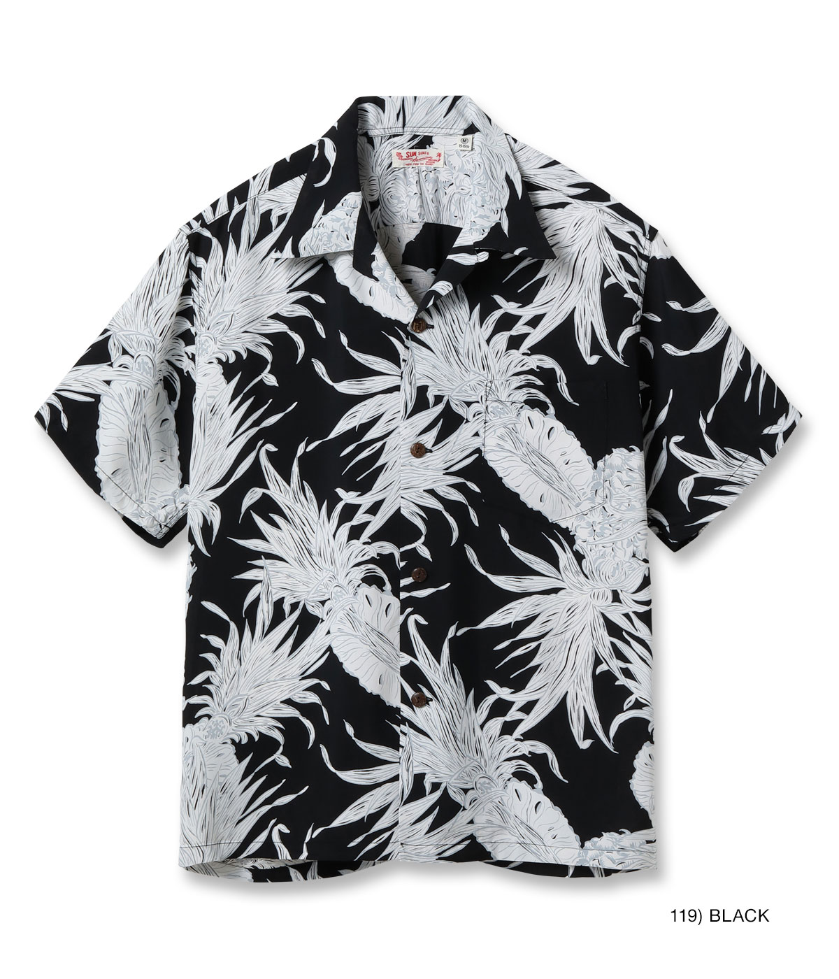 アロハシャツ メンズ サンサーフ SUN SURF Lot No. SS39413 / RAYON HAWAIIAN SHIRT “ISLAND PINEAPPLE”