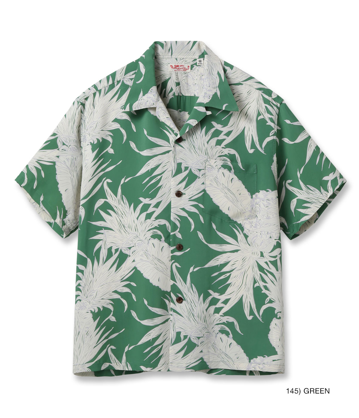 アロハシャツ メンズ サンサーフ  SUN SURF Lot No. SS39413 / RAYON HAWAIIAN SHIRT “ISLAND PINEAPPLE”