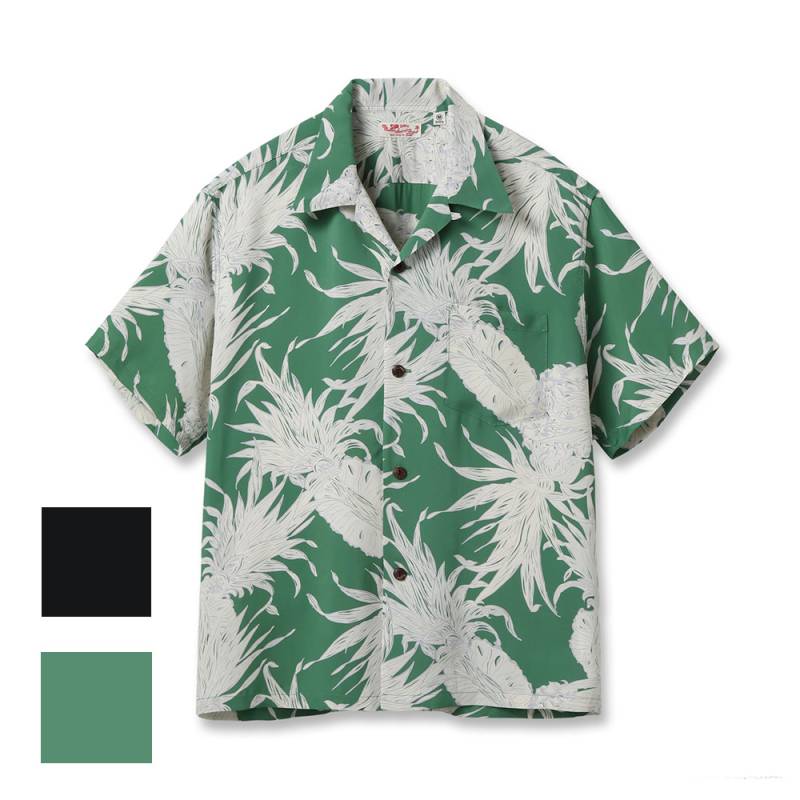 アロハシャツ メンズ サンサーフ  SUN SURF Lot No. SS39413 / RAYON HAWAIIAN SHIRT “ISLAND PINEAPPLE”