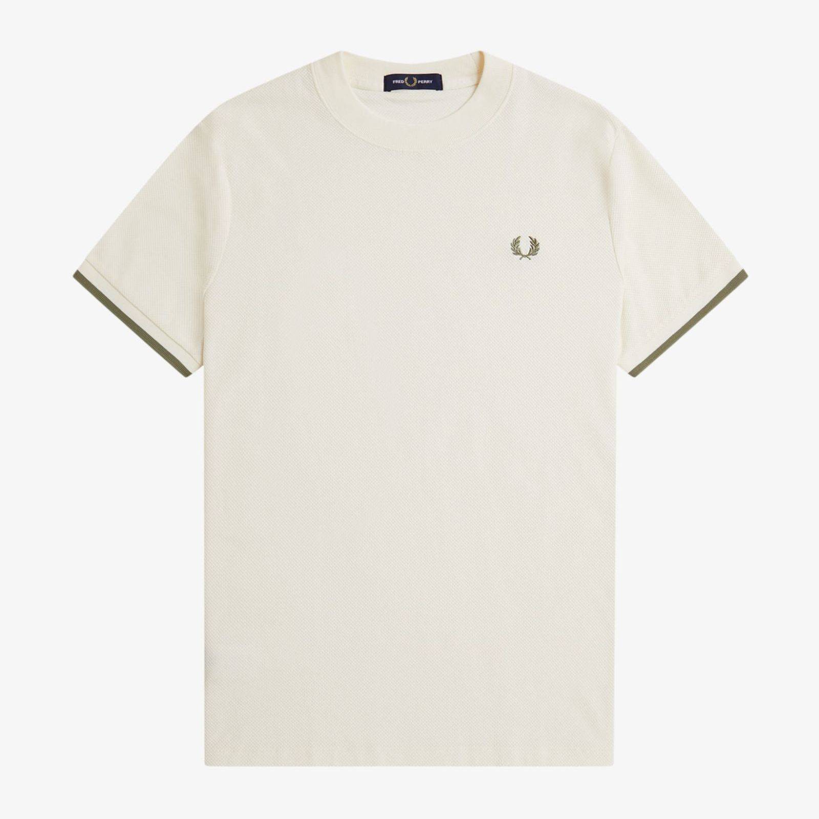 【SALE／10%OFF】フレッドペリー  Tシャツ メンズ 半袖 FRED PERRY Tipped Cuff Pique T-Shirt 【国内正規品】M4654