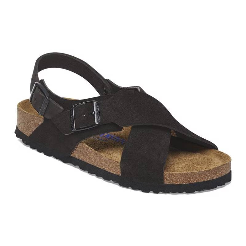 サンダル  ユニセックス ビルケンシュトック トゥルム  ヌバックレザー スエード ソフトフットベッド ナロー BIRKENSTOCK Tulum Soft Footbed 【国内正規品】1029779