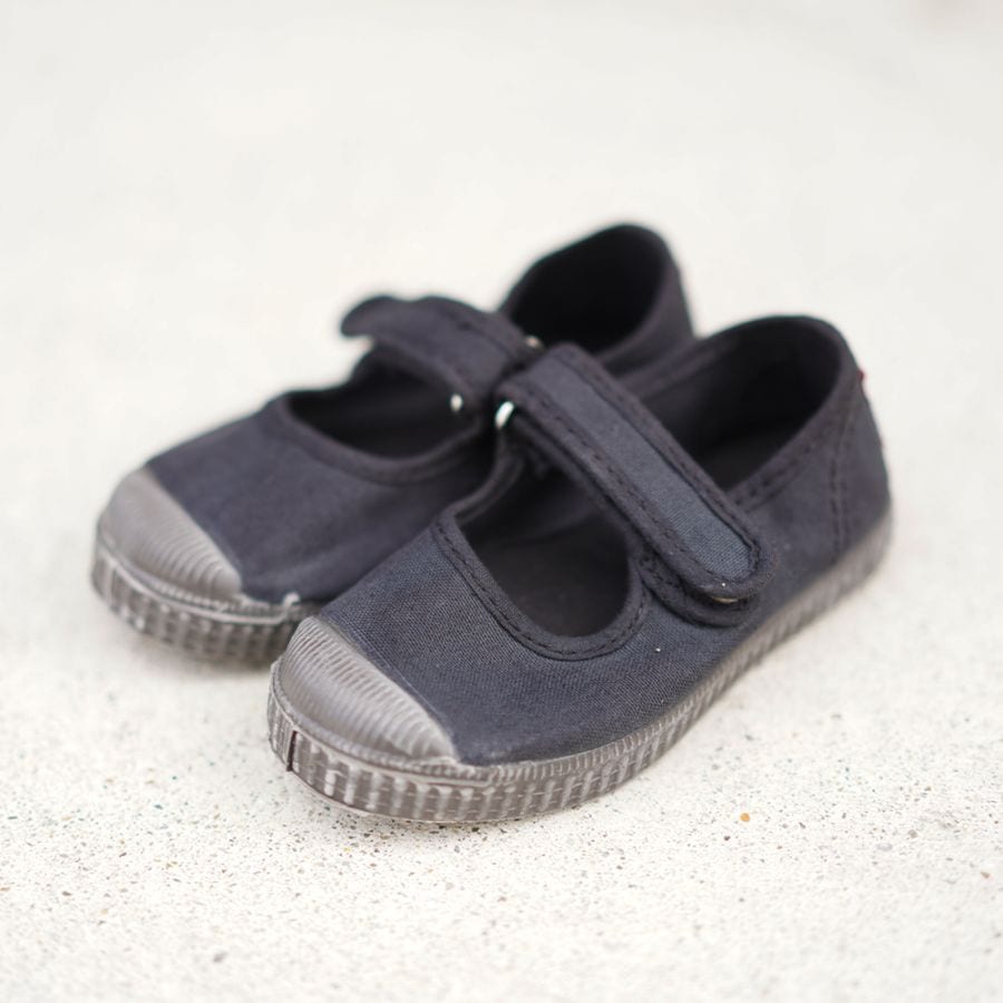 シエンタ ベルクロ ワンストラップシューズ キッズ ジュニア ブラックソール 靴 12.5-21cm N76997 【国内正規品】 Cienta