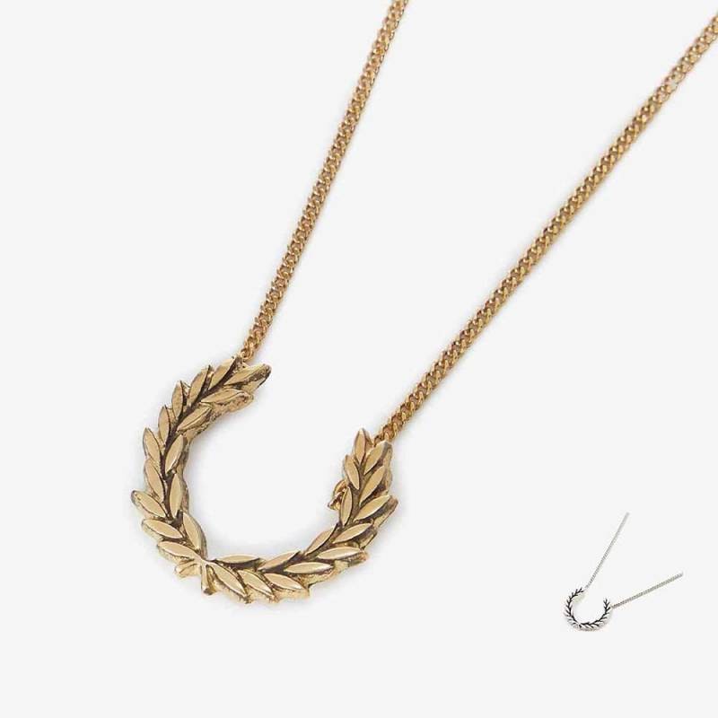 ネックレス  ユニセックス フレッドペリー   LAUREL WREATH NECKLACE【国内正規品】 FRED PERRY MS4710